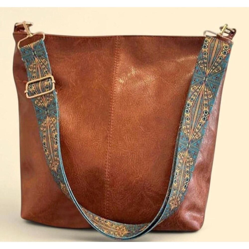 Unbranded Women's Brown and Tan Bag